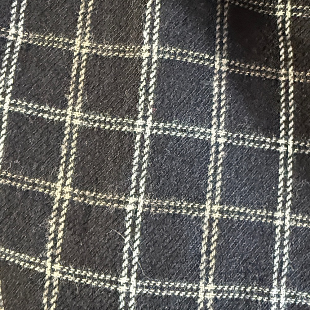 Time and Tru Black Plaid Flannel Shirt Dress Sz XL NWT - Picture 3 of 8